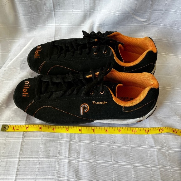 Piloti Prototipo Black and Orange Suede Driving Shoes Men's 6.5 Racecar Quality - Picture 11 of 13